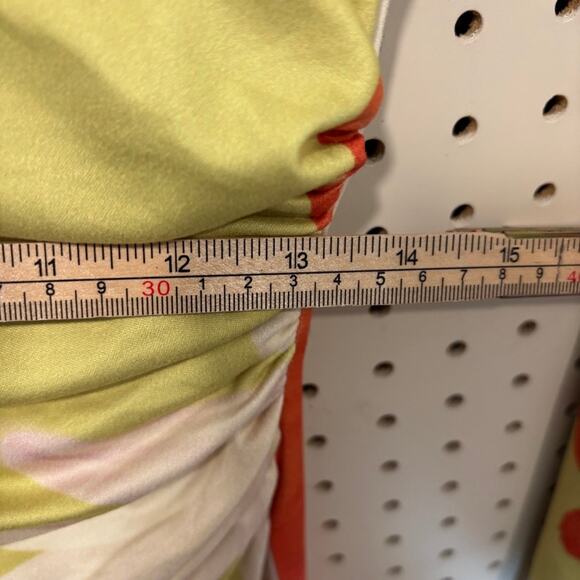 ASOS Angel Sleeve Midaxi Dress Bold Floral Retro Gardencore S - Picture 8 of 10